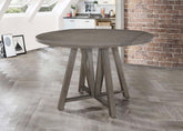 Coaster Athens Round Counter Height Table with Drop Leaf Barn Grey Model 109858